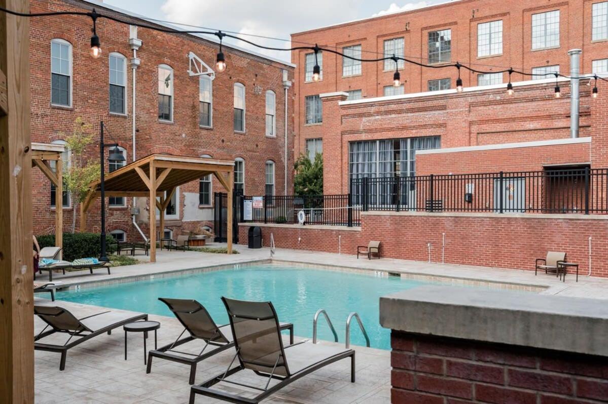 Ferienwohnung 100 Year Old Historic Brick 2Br Loft Large Patio1 Durham Exterior foto
